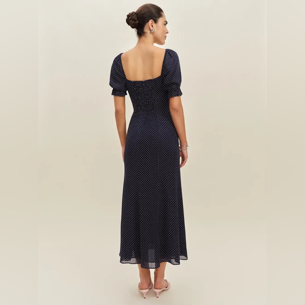 Reformation Gloria Dress In Button, brand new, never worn, no flaws. - Picture 4 of 15